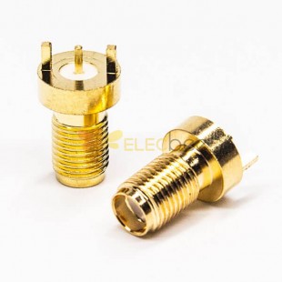 20pcs Coax SMA Connector 180 Degree Through Hole for PCB Mount