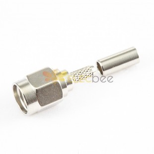 Crimp Type SMA Connector Male Straight for RG174/RG316/LMR100