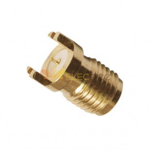 SMA Connector Female Straight Edge Mount for PCB Mount