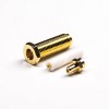 20pcs Gold Plating SMA Connector 180 Degree Female with PTFE Solder Type for 1.37. 1.13 0.81 Cable