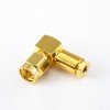 Male SMA Connector RG58 90 Degree Clamp for RG58/RG142/SYV50-3