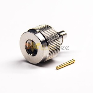Nickel Plating SMA Connector 180 Degree RP-Male Solder Type for Cable