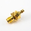 Panel Mount Front Bulkhead SMA Connector Female 180 Degree Crimp With Solder for RG178/1.37mm/1.45mm