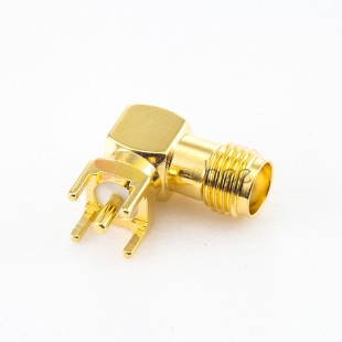 PCB Mount SMA Connector Angled DIP Type Female