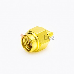 PCB Mount SMA Connector Male Straight DIP Type