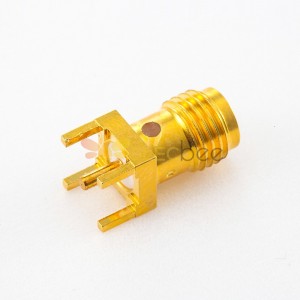 PCB SMA Jack Connector Straight DIP Type