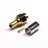 20pcs RF Connector SMA Male Straight Crimp Type for Coaxial Cable Gold Plating