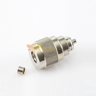 射頻SMA連接器公頭直式壓接用於SYV50-2電纜