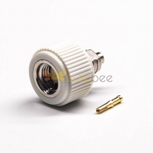 20pcs RP SMA Connector Male Straight Solder Type for Coaxial Cable Nickel Plating