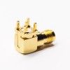 RP SMA RP Female Connector Angled DIP Type pour PCB Mount