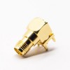 RP SMA RP Female Connector Angled DIP Type for PCB Mount