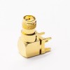 20pcs RP SMA RP Female Connector Angled DIP Type for PCB Mount