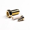 RP SMA Straight Connector 50 Ohm Female 180 Degree Crimp Type Solder Type for 1.37/1.13/0.81 Cable