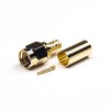SMA 50 Ohm Connector Male 180 Degree Crimp Type Gold Plating
