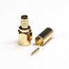 20pcs SMA 50 Ohm Connector Male 180 Degree Crimp Type Gold Plating
