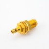 SMA Cable 50 Ohm Connector Female 180 Degree Panel Mount Front Bulkhead Crimp With Solder for RG178/1.37mm/1.45mm