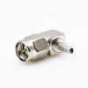 SMA Cable Connector Male 90 Degree Crimp for RG174/RG316