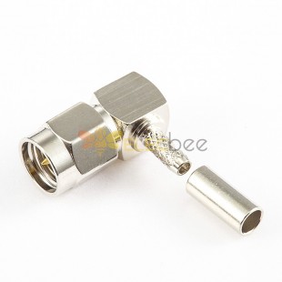 SMA Cable RG174/RG316/LMR100 Male 90 Degree Crimp Type Connector