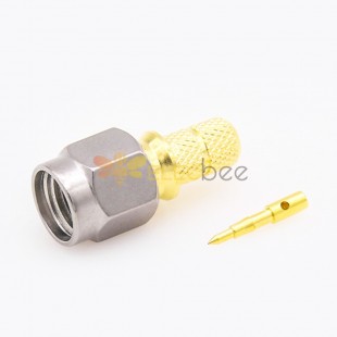 SMA Cable RG58 Connector Male 180 Degree Crimp for Cable