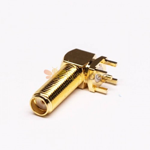 SMA Connector Female Right Angled for PCB Mount