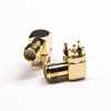 SMA Connector 50 ohm Right Angled Male Through Hole for PCB Mount