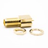 SMA Connector Assembly Female Straight Standard SMT Panel Mount Gold Plating