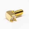 20 Stück SMA-Stecker, Schott-R/A-Buchse, Durchgangsloch für PCB, vergoldet