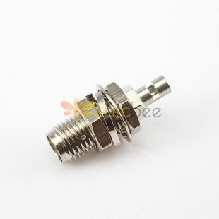 SMA Connector Crimp With Solder for RG178/1.37mm/1.45mm Panel Mount Front Bulkhead Female Straight
