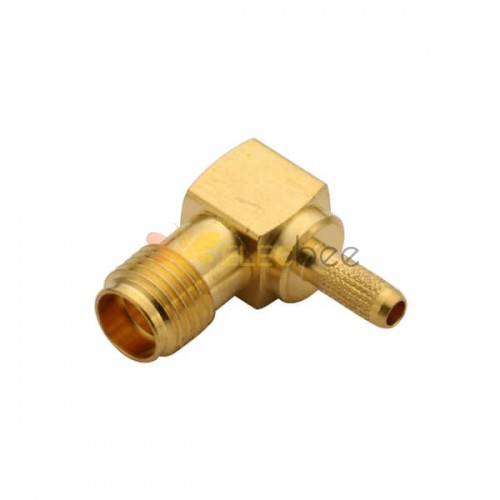 SMA Connector Crimping Type Angled Female for RG316