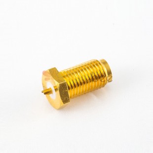 SMA Connector Female 180 Degree Panel Mount Front Bulkhead Solder Cup