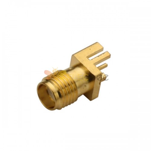 SMA Connector for PCB Jack Socket Edge Mount Straight for 1.60mm Board