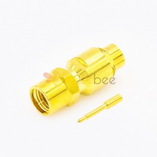 SMA Connector for RG58 Male 180 Degree Cable