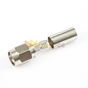 SMA Connector Male 180 Degree Cable for RG142 Crimp Type