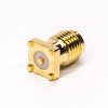 SMA Connector Panel SMT for PCB Mount Female 180 Degree Gold Plating