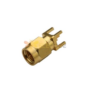 SMA Connector PCB Through Hole Straight Plug Gold Plating