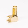 20pcs SMA Connector Right Angle Jack Through Hole for PCB Mount