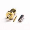 20pcs SMA Connector RP Female Crimp Type for RG316 Coaxial Cable Gold Plating