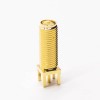 20pcs SMA Connector Types 180 Degree Female Through Hole for PCB Mount