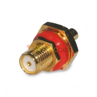 SMA Connector Waterproof female Bulkhead Connector For RG59 Cable