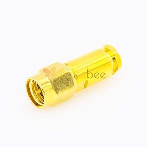 SMA Connectors Clamp Type Male 180 Degree for RG58/RG142