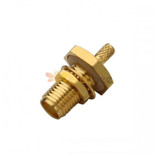 SMA Connectors for RG316 Coaxial Cable Waterproof Bulkhead Female Crimp For Cable