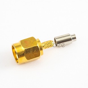 SMA Crimp for RG178/1.45MM Cable Connector Male 180 Degree