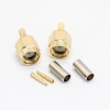 SMA Crimp Type for RG174/RG316/LMR100 Cable Connector Male 180 Degree
