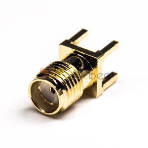 SMA DIP Connector Straight Female Panel Mount PCB Mount 50 Ohm