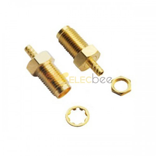 SMA Female Connector for RG174 Straight Crimp Type for Cable