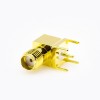 SMA Female for PCB Mount Connector Through Hole 90 Degree