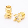 SMA Female PCB Connector Vertical Type 50Ohm Gold Plating