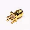 20pcs SMA Female Straight PCB RF Connector DIP Type Gold Plating