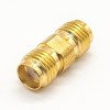 SMA Gold Plated Straight Bulkhead Female to Female Adapter for Panel Mount