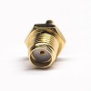 SMA Gold Plating Connector Female 180 Degree Window Solder Type